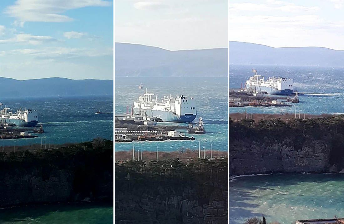 PRVI VEĆI PROBLEMI Olujna bura ljulja brod LNG Croatia, u pomoć pozvani remorkeri