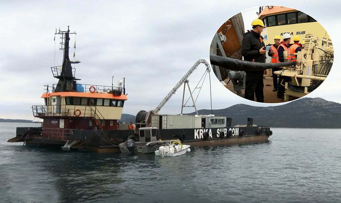 Postavljen podmorski kabel između Iža i Ugljana
