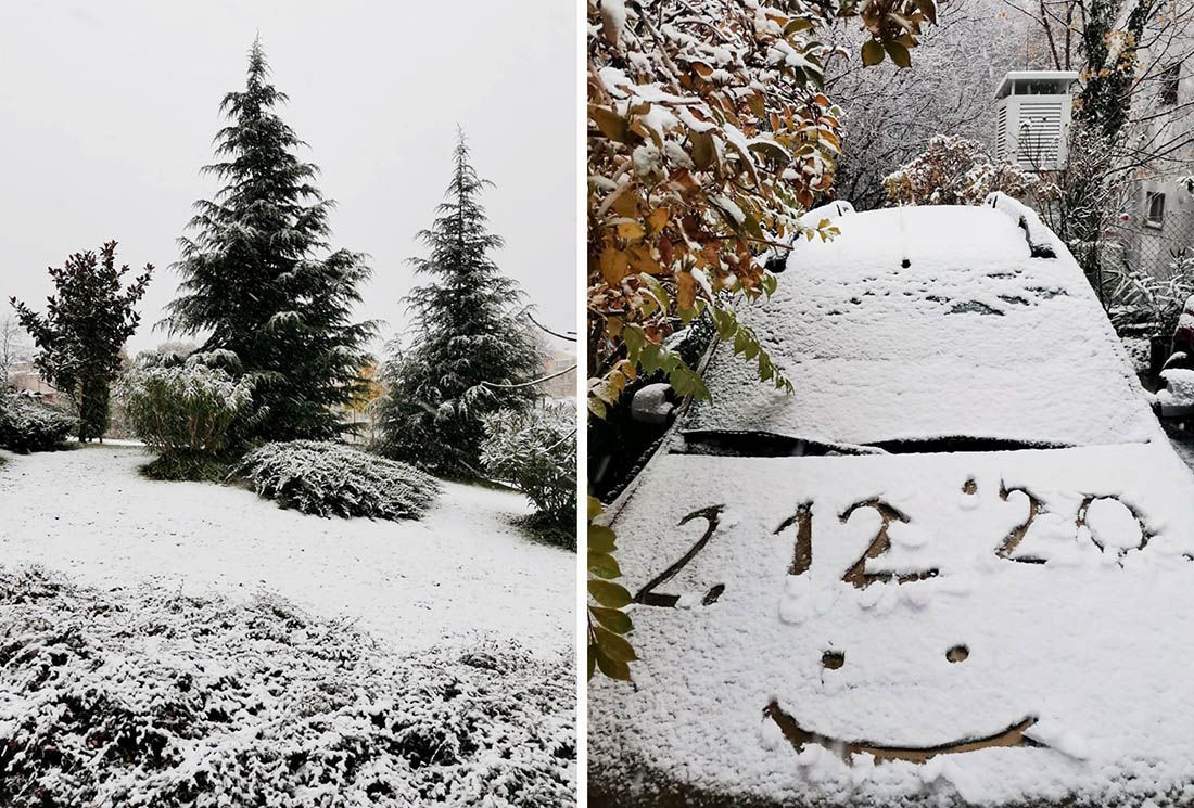 SNIJEG PADA U ISTRI Vozači se pozivaju na oprez