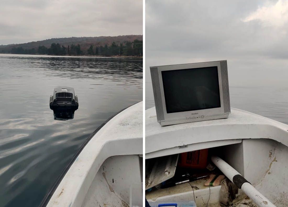 Otišao na lignje i “ulovio” televizor: “Ovo je jako tužno…”