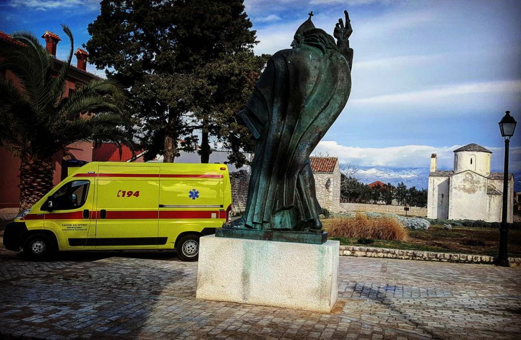 Požar potpuno uništio ispostavu Zavoda za hitnu medicinu Zadarske županije u Ninu