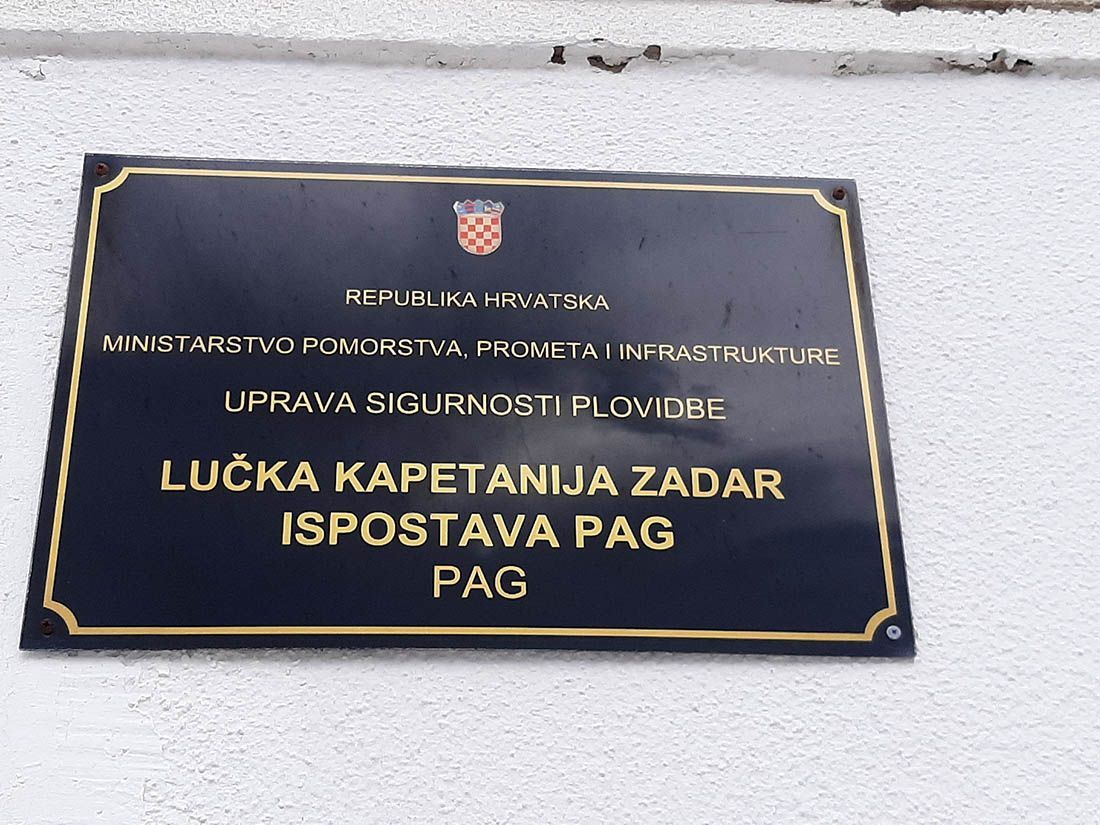 Prethodno zatvorena Lučka ispostava u Pagu, otvorit će se za mjesec dana