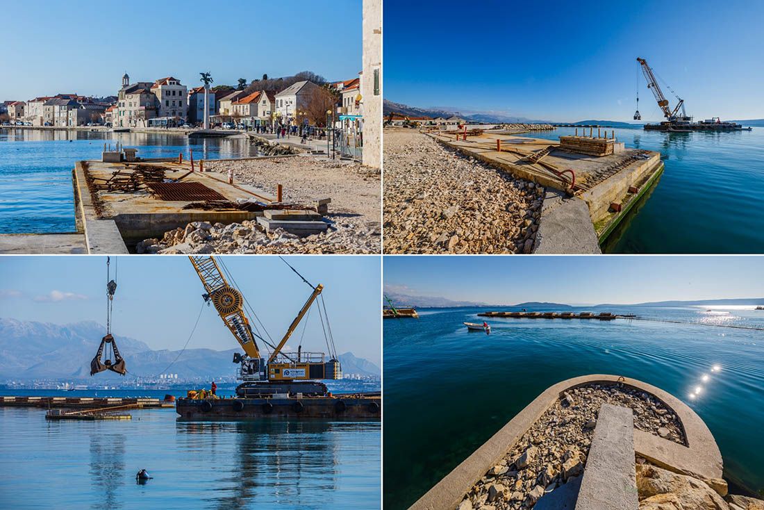 KAŠTELA MIJENJAJU IZGLED Ulažu se milijuni u izgradnju lučice i uređenje obale
