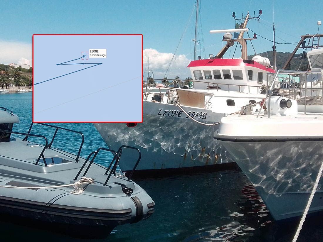 Talijanski ribari koji su već kažnjeni, upravo OPET rovare – Trenutno dva talijanska broda u našim vodama!