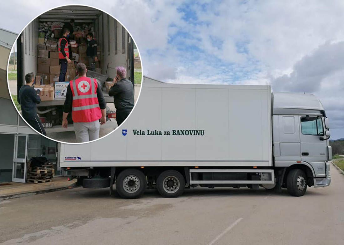 Vela Luka Baniji šalje 4 tone humanitarne pomoći