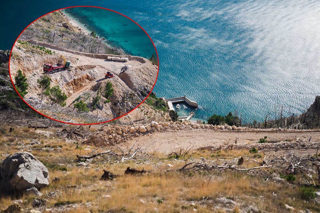 Ilegalni investitor na Vruji izgubio koncesiju, pa probio put i nalijepio “Private Beach”