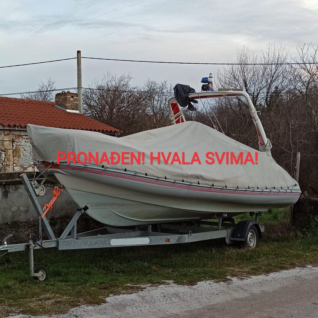 Policija pronašla kradljivca glisera – Odustao od krađe kad je shvatio da pripada vatrogascima?