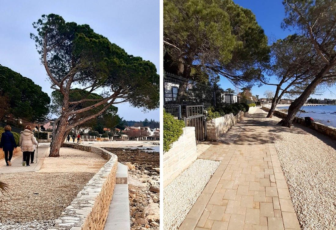 Ovako u Poreču obnavljaju šetnice