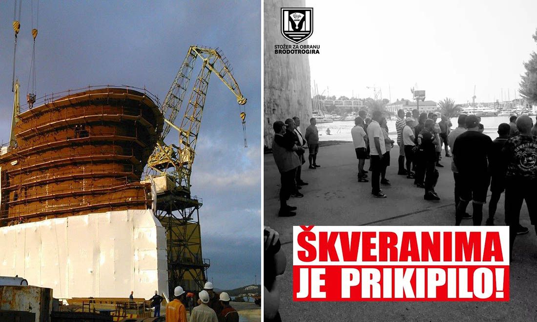 ŠEST MJESECI NEMAJU PLAĆE! Za sutra najavljen prosvjed radnika Brodotrogira