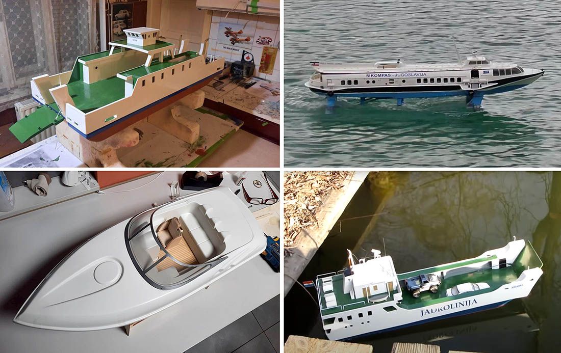 Slovenac zaljubljen u trajekte i hidrokrilce gradi genijalne makete i sve plove na vlastiti pogon!