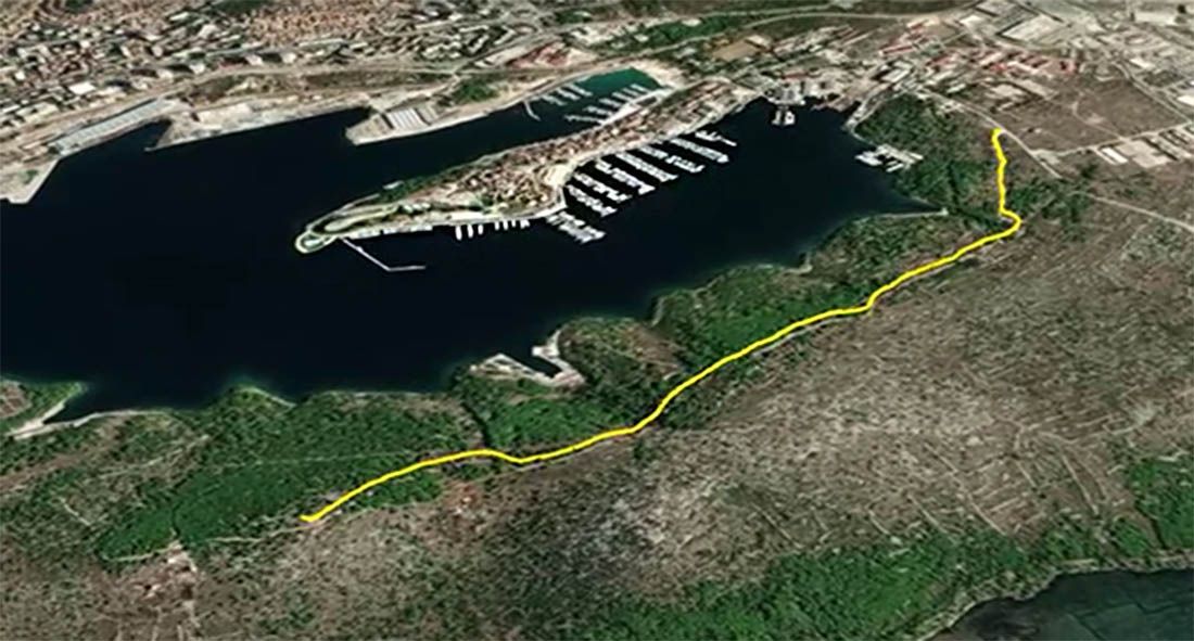 Šibenik gradi novu kilometarsku pješačko-biciklističku stazu Naš mir i postavlja video nadzor