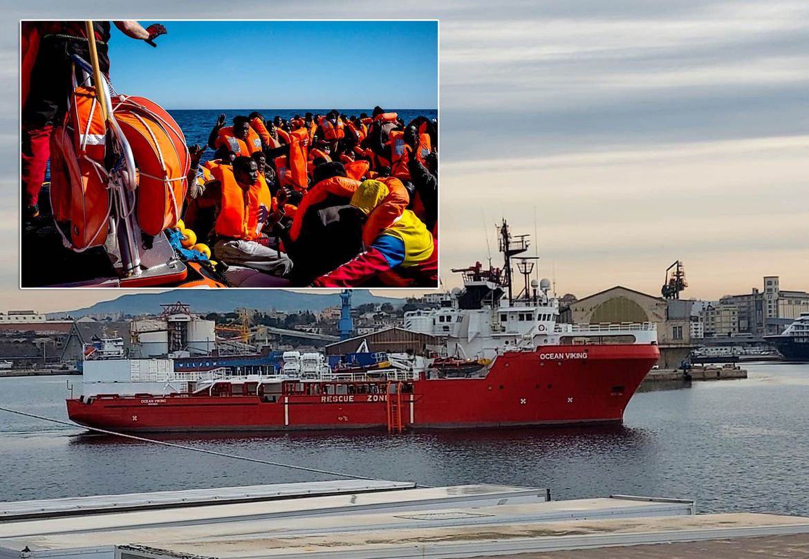 Brod za spašavanje Ocean Viking traži sigurnu luku za iskrcaj 555 migranata