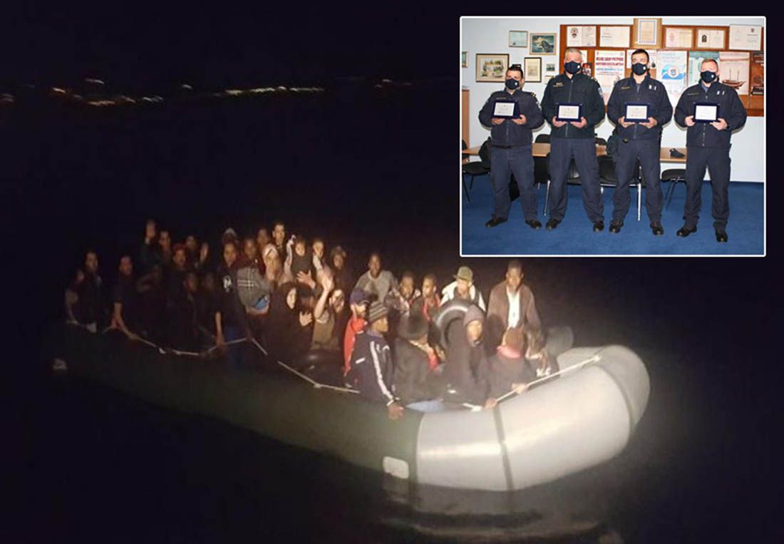 Četvorici pomorskih policajaca za spašavanje 36 migranata dodijeljena Plava vrpca Vjesnika
