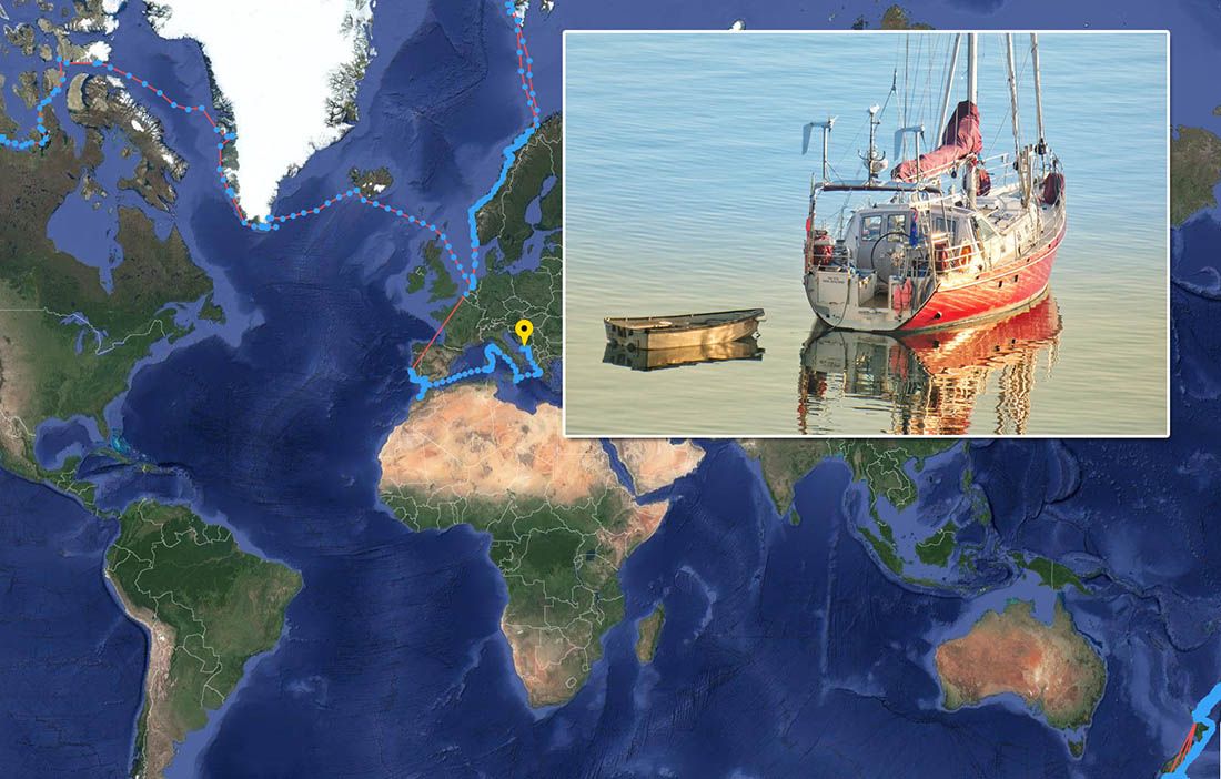 TIAMA Moćna jedrilica nakon plovidbe Arktikom i Anatarktikom stigla do Korčule