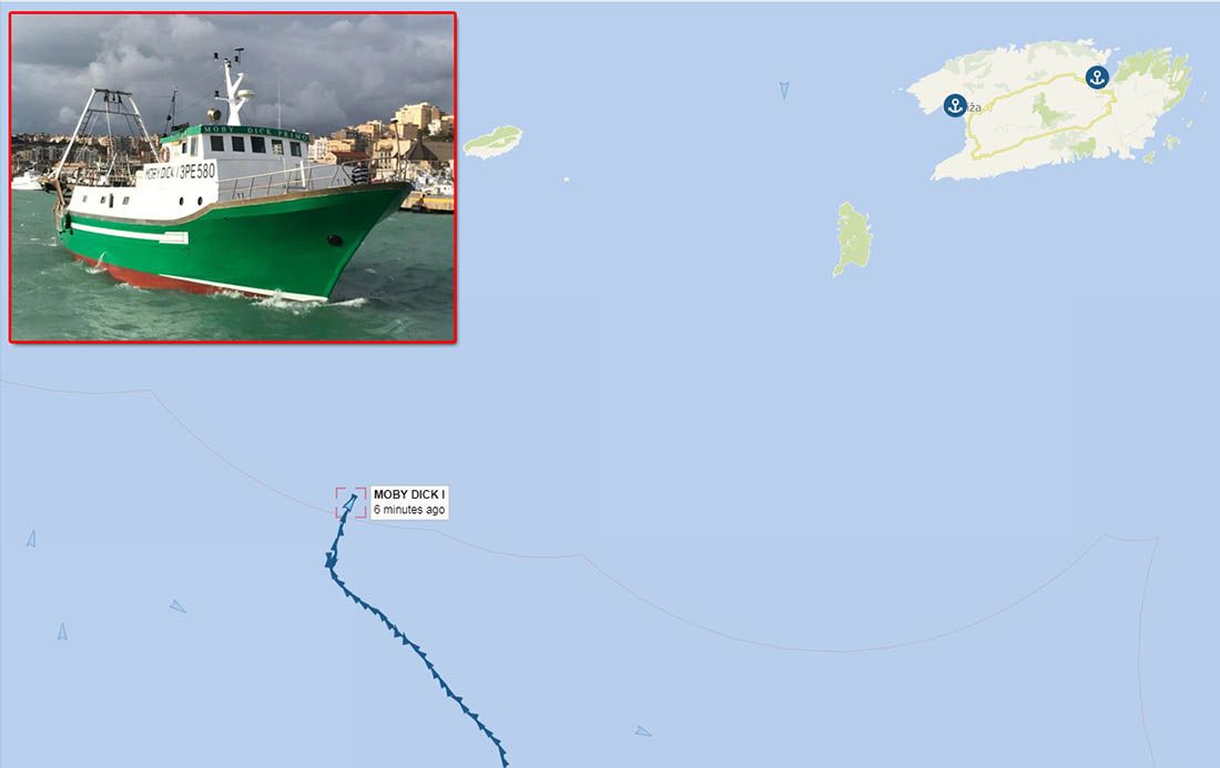 Talijanski ribarski brod ordinirao u hrvatskim teritorijalnim vodama