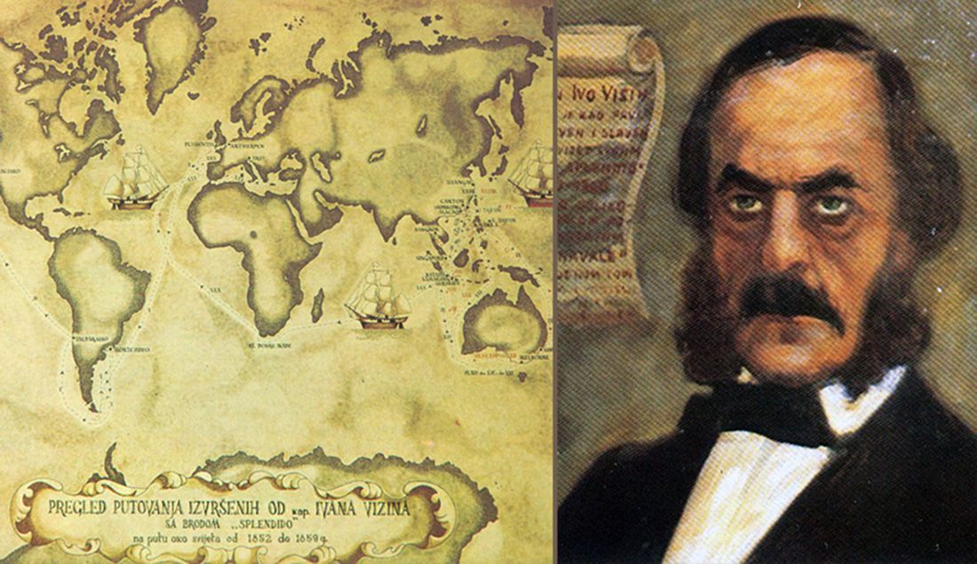 NA DANAŠNJI DAN Hrvatski kapetan Ivan Visin 1852. godine krenuo na put oko svijeta