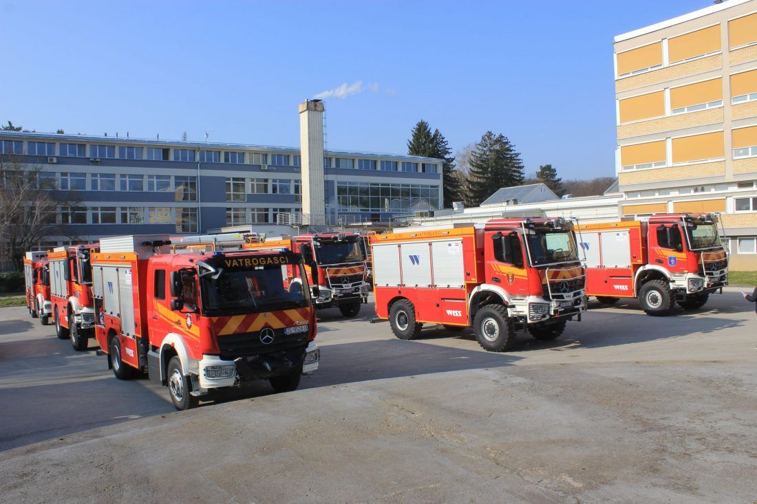 Pristigla druga isporuka vatrogasnih vozila hrvatskim vatrogascima