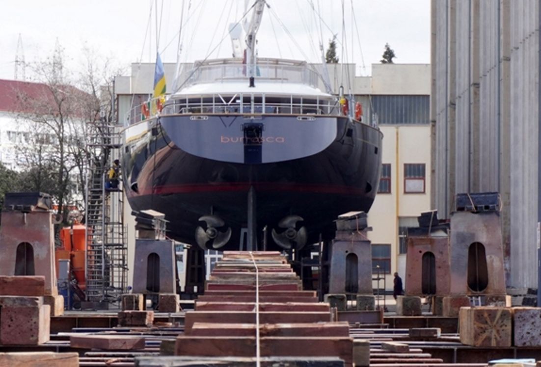 LJEPOTICA NA „ŠMINKANJU“ U šibenskom brodogradilištu servisirana jedna od najljepših megajahti na svijetu