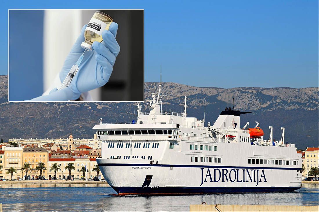 Započelo cijepljenje pomoraca i prodajnog osoblja u Jadroliniji