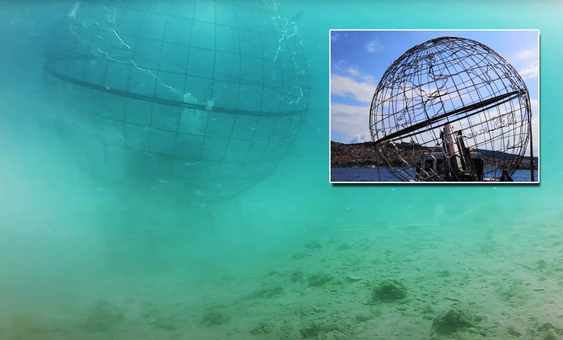 Globus na dnu mora ispred Šibenika u svijet šalje snažnu poruku