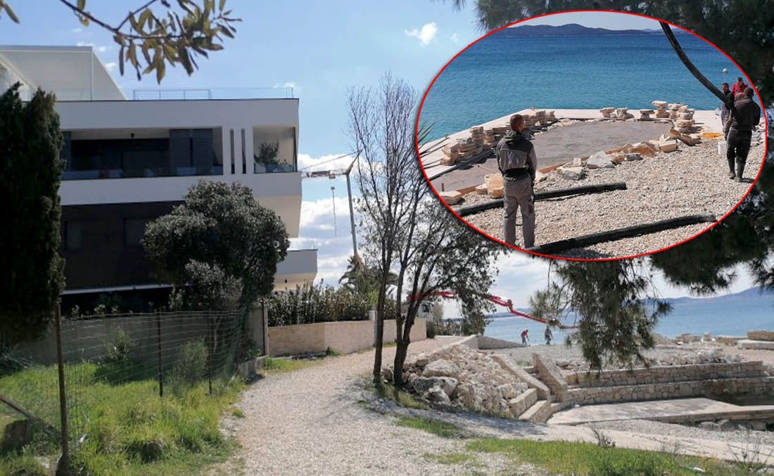 FOTO: EKSKLUZIVNO “Netko upravo betonira privatnu plažu ispred kuće Luke Modrića” – Inspekcije ne žele na teren!