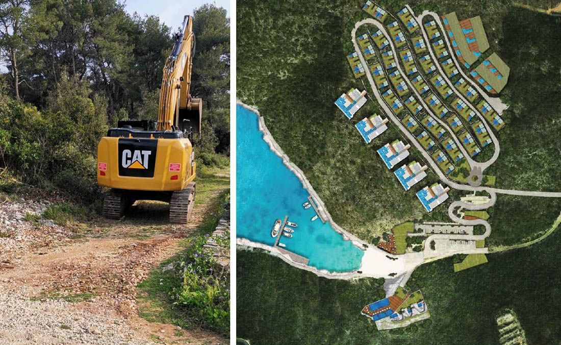 Na Šolti krenuli radovi na cesti za novu turističku zonu Šipova