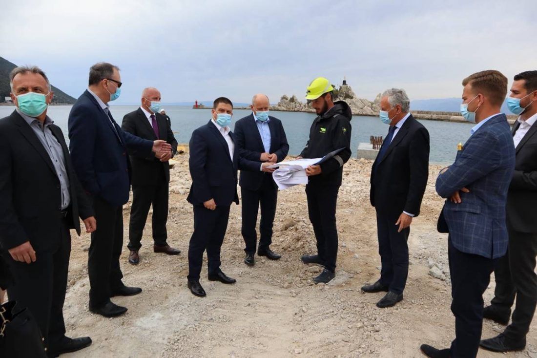 Butković obilazi radove u lukama Trpanj, Korčula i Vela Luka