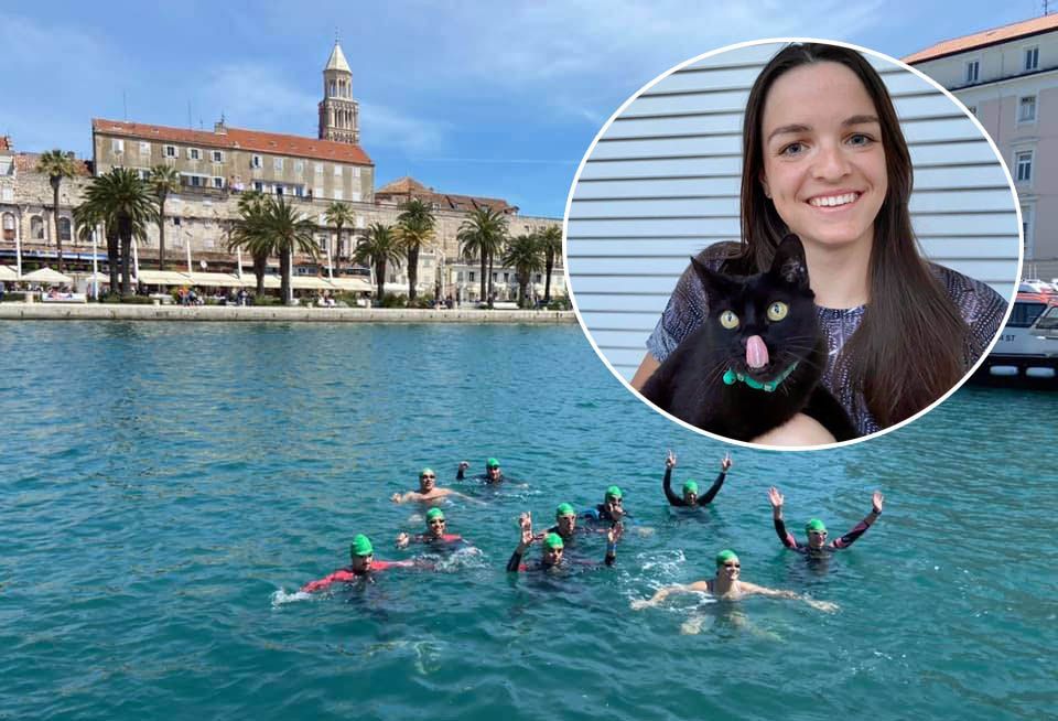 Splitska plivačica Dina Levačić otplivala za još jednu humanitarnu misiju