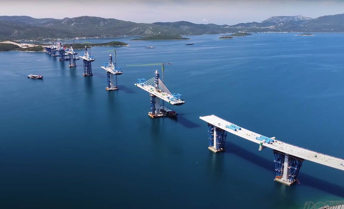VIDEO: ČETIRI MJESECA DO SPAJANJA Ovako danas izgleda Pelješki most