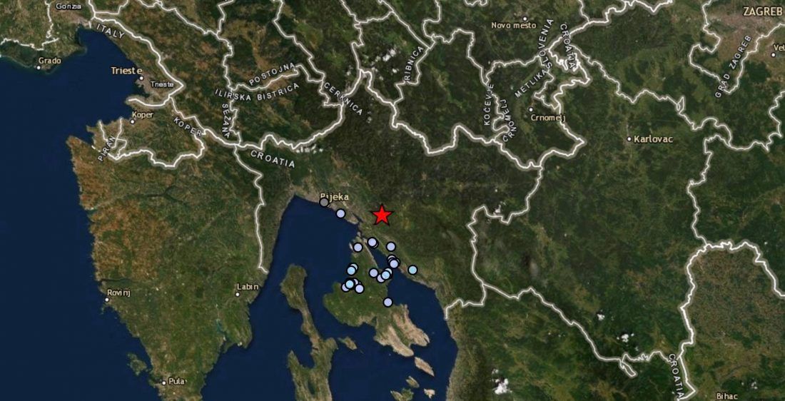 Jadran se ne prestaje tresti – Potresi kod Rijeke i Vele LUke