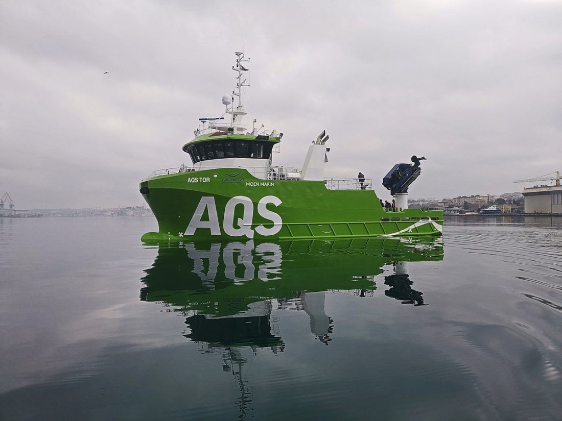 Pokusna plovidba u Puli novog broda za Norvežane