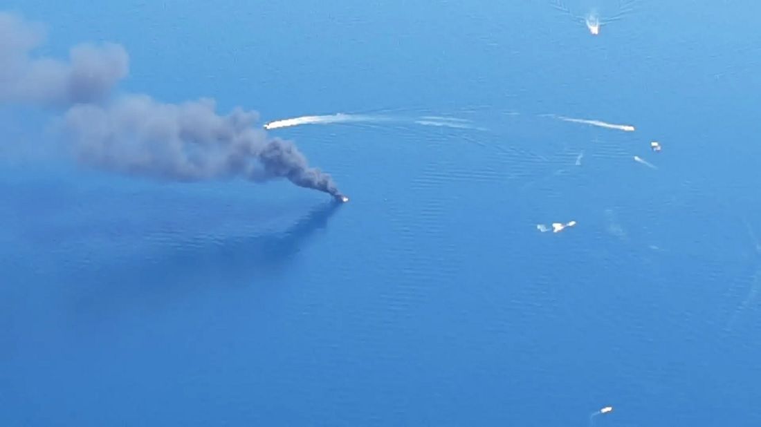 Gori gliser kod plaže Dražica na Krku: “U jednom trenutku se čula snažna detonacija”