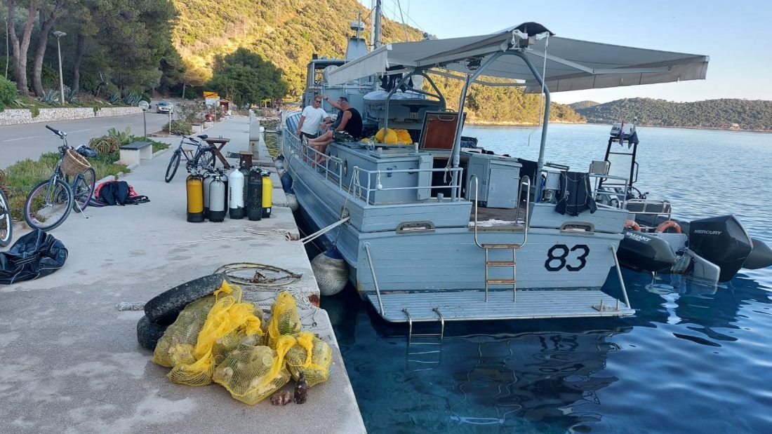 Zajedničkim snagama očišćeno podmorje u akvatoriju Parka prirode Lastovsko otočje