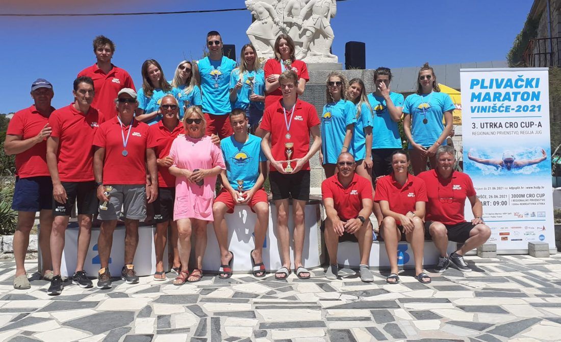 Plivači splitskih klubova pokorili maraton u Vinišću