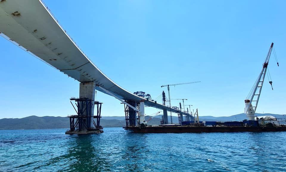 Dodatni troškovi povećali cijenu Pelješkog mosta za 450 milijuna kuna?