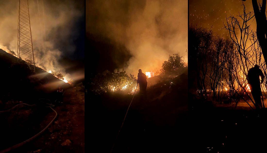 Požar u Solinama u Župi Dubrovačkoj gasila 22 vatrogasca