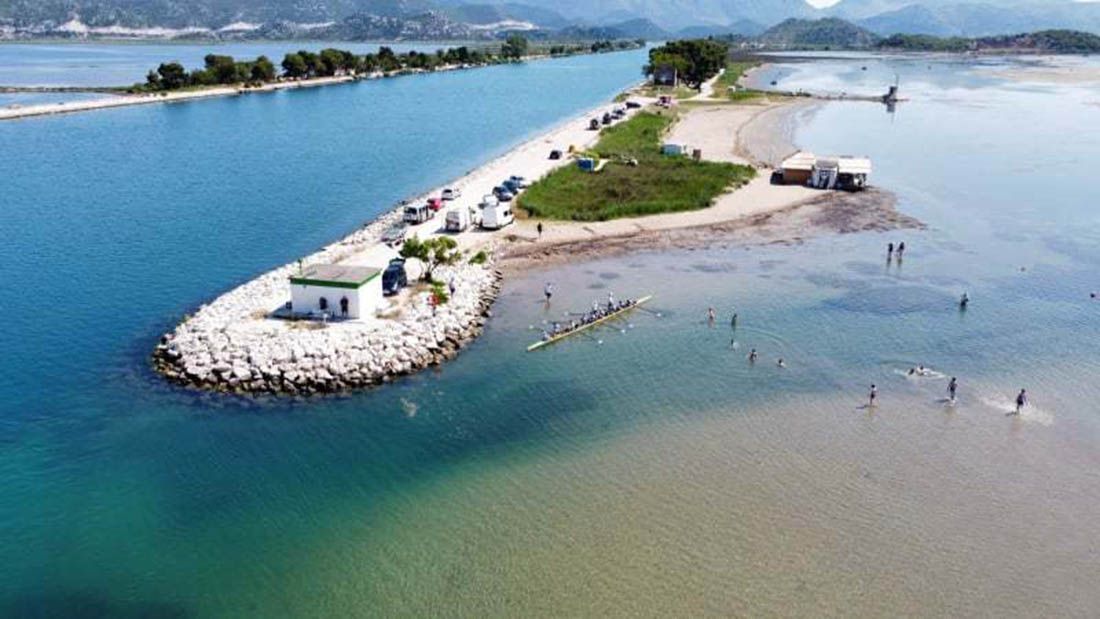 Malo drugačiji veslački trening na ušću Neretve