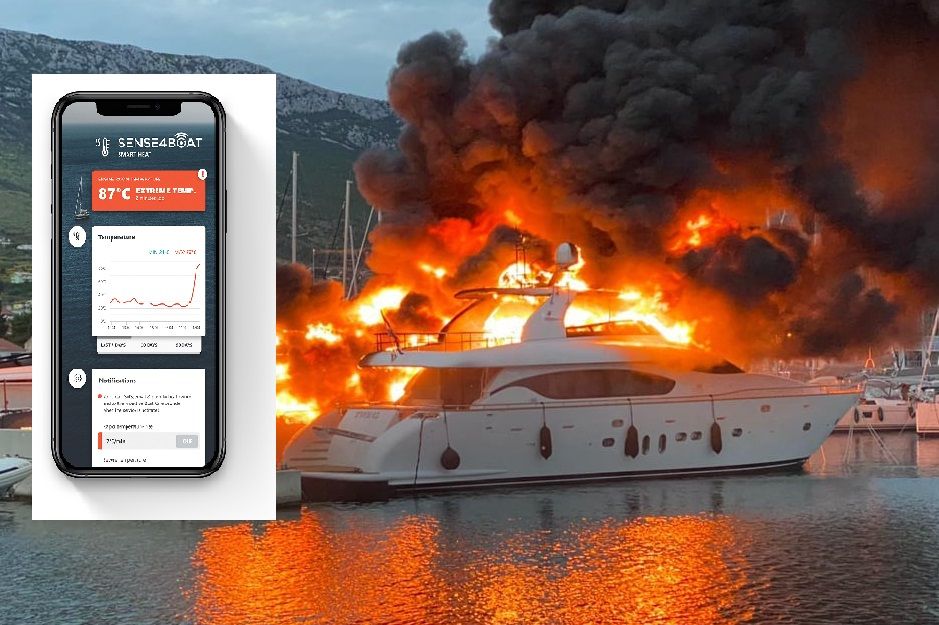 PREVENCIJA POŽARA U MARINAMA Senzor koji rješava milijunske štete prije nego nastanu!