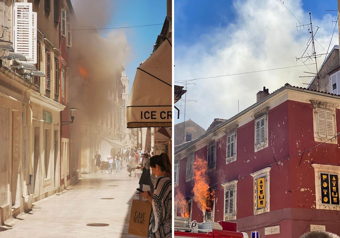 PET SATI BORBE S BUKTINJOM Ugašen požar na zadarskom Poluotoku
