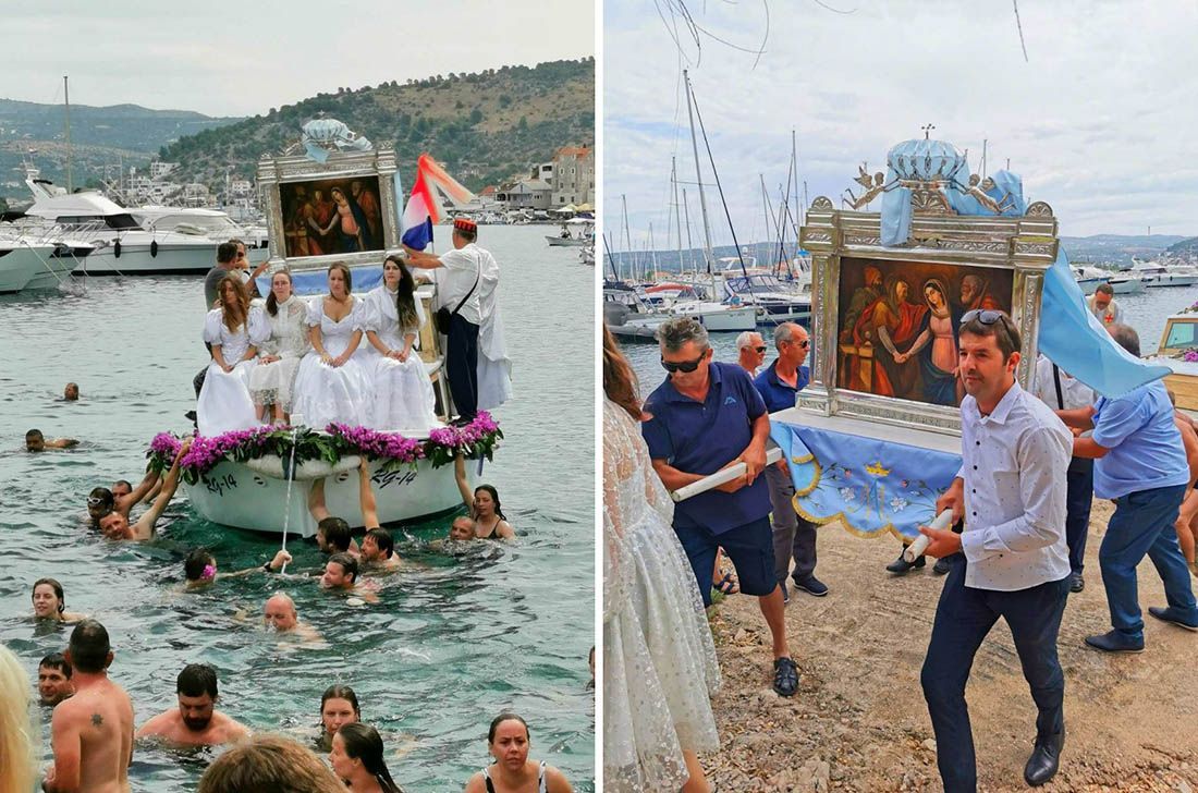 TRADICIJA STARA 240 GODINA Svečani povratak Gospine slike u kapelicu u Rogoznici