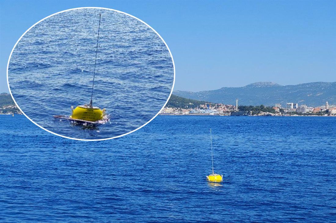 U Bračkom kanalu postavljena valografska plutača