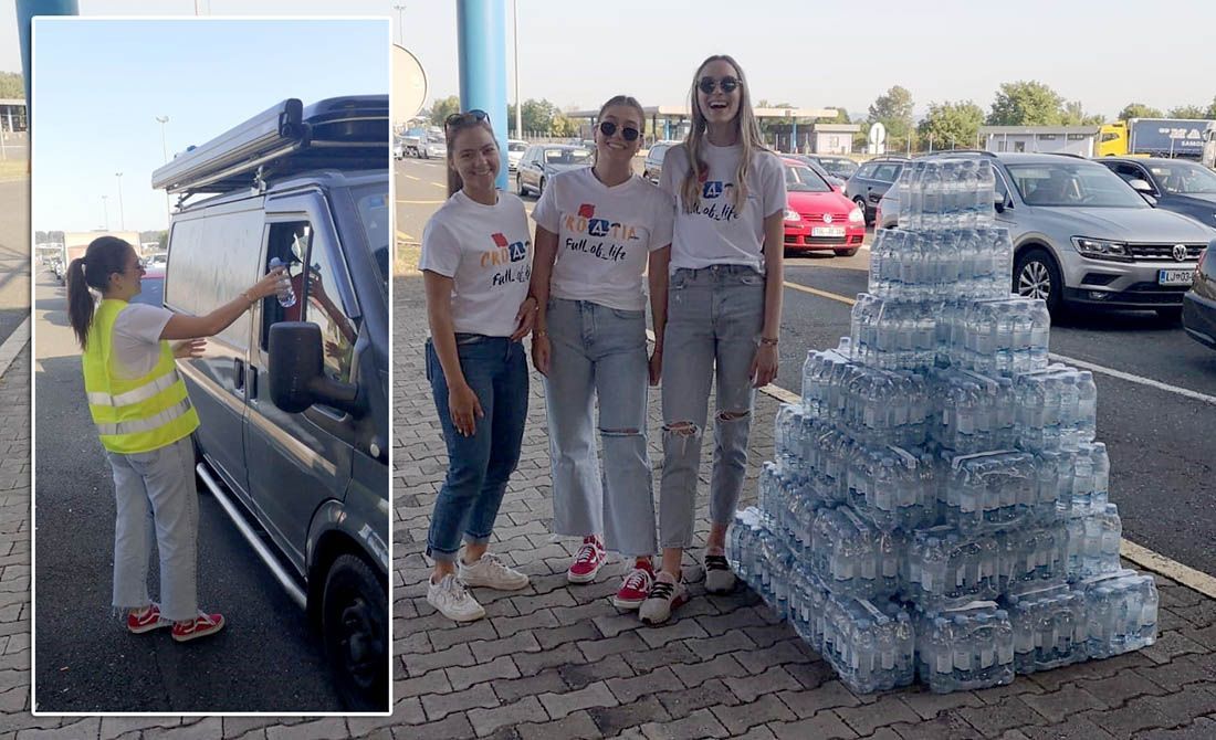 Hrvatska turistička zajednica dijeli vodu na graničnim prijelazima