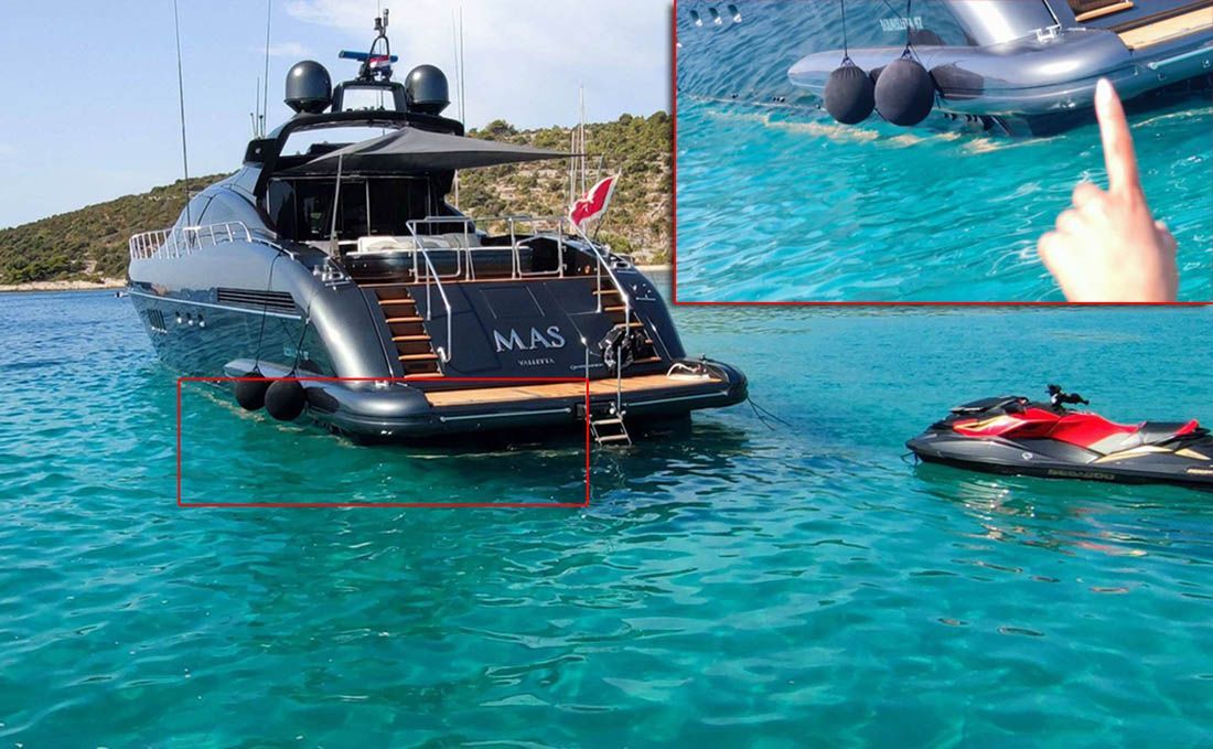 JAHTA OKRUŽENA FEKALIJAMA Nautičar na upozorenje odgovorio: “Nije naše!”