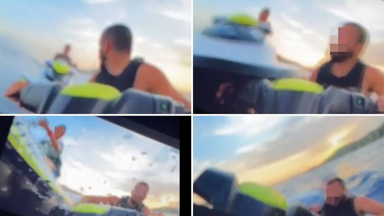 ŠOKANTAN VIDEO Sudar jet-skija kod Korčule: Čudom je živ, udario ga je u punoj brzini