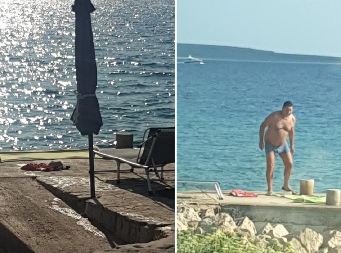 FOTO Novi sukob oko pomorskog dobra na Pagu: “Općinski zaposlenik tjera ljude s plaže!”