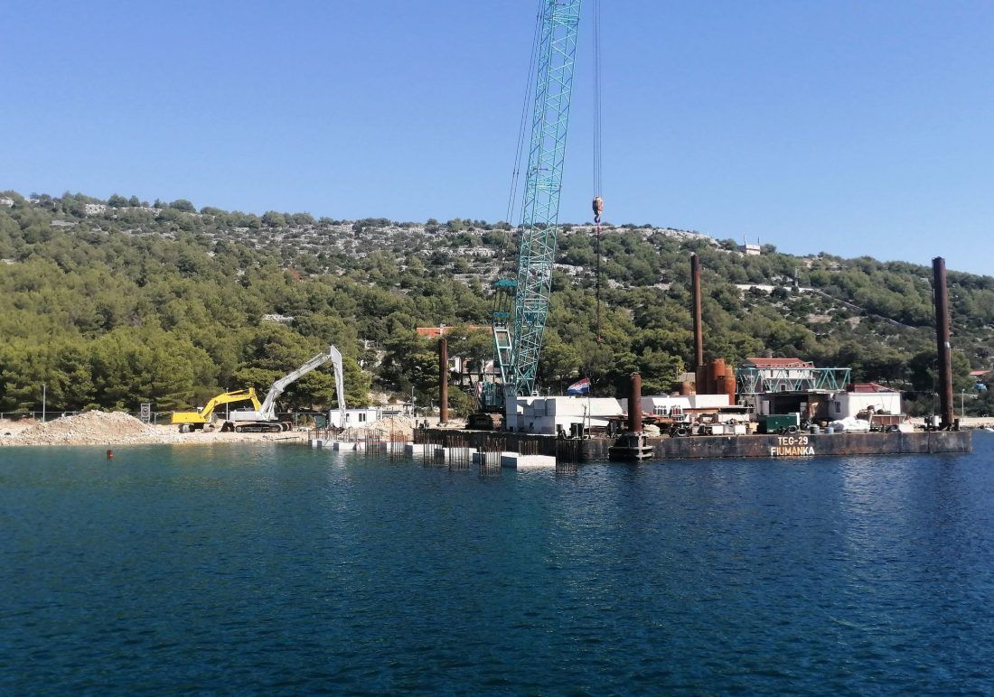 FOTO Kako napreduje izgradnja luke Kaprije?