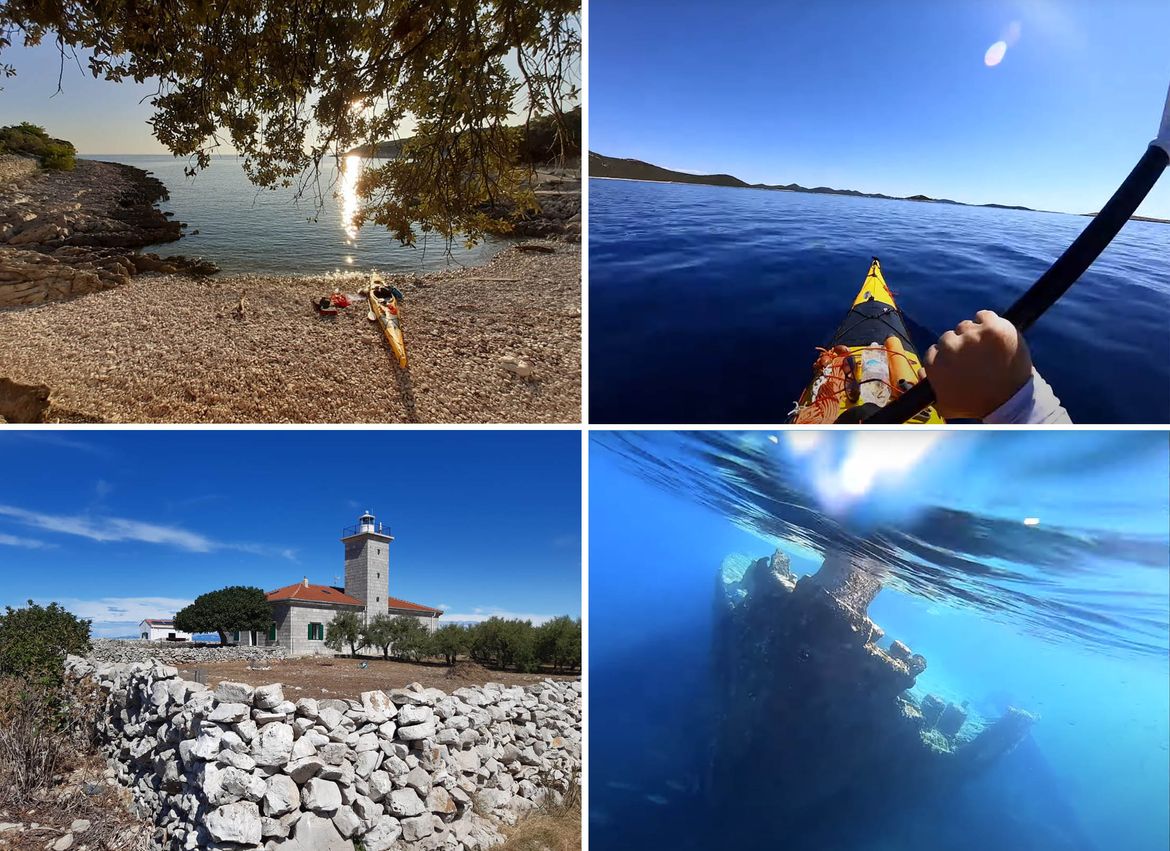 FOTO/VIDEO: JADRANSKI PUTOPIS Od Lošinja do Brbinja kajakom