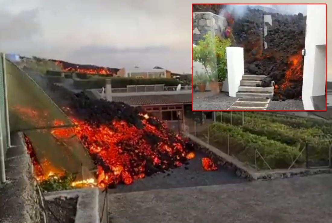 VIDEO Lava guta kuće na Kanarskim otocima