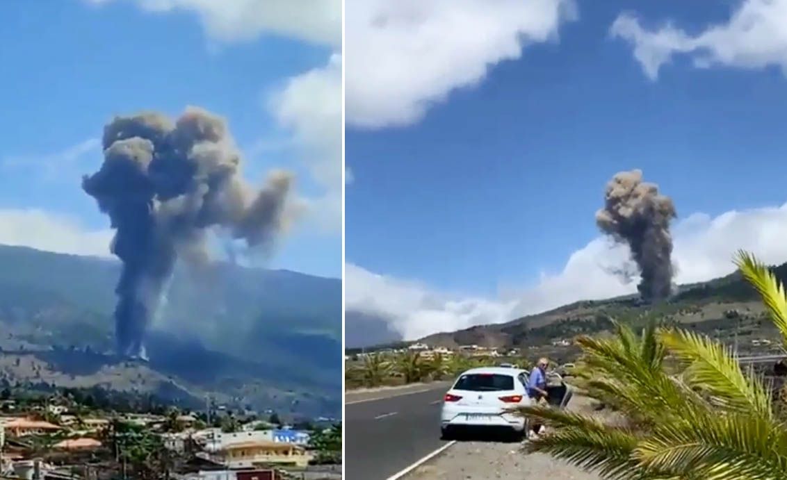 Eruptirao vulkan na kanarskom otoku La Palma, evakuira se stanovništvo