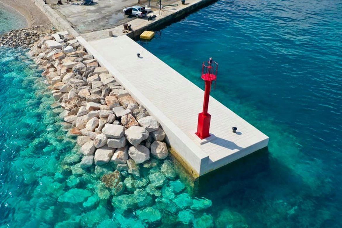 Dovršena rekonstrukcija lukobrana Puntin u gradu Korčuli